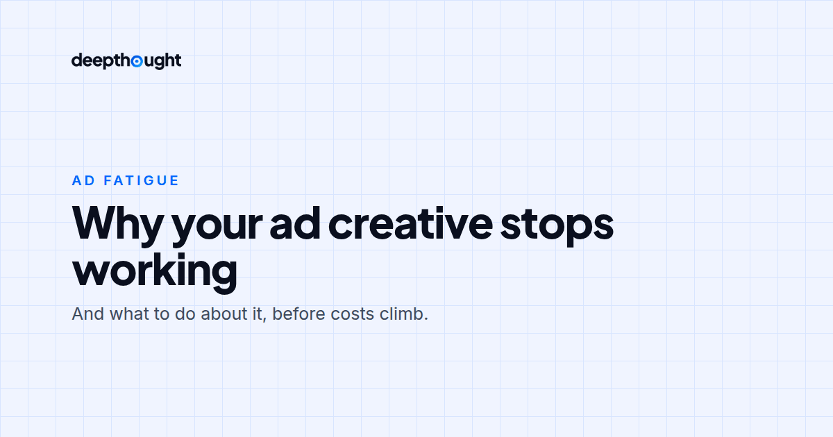 Why your ad creative stops working, and what to do about it.